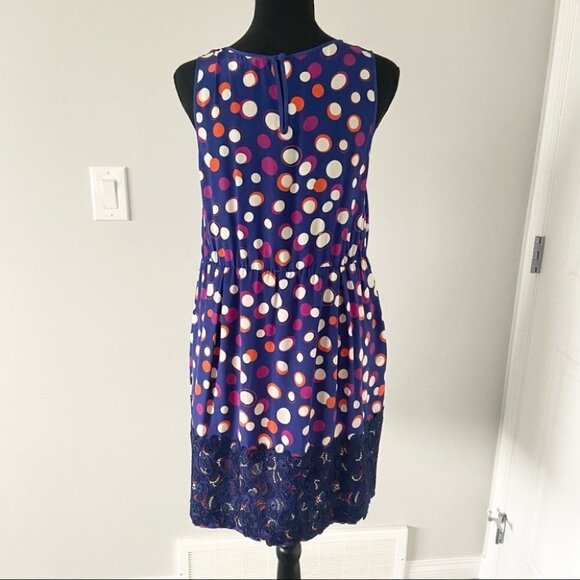 Anthropologie Moulinette Soeurs Silk Sleeveless Lace Dress - Picture 3 of 16